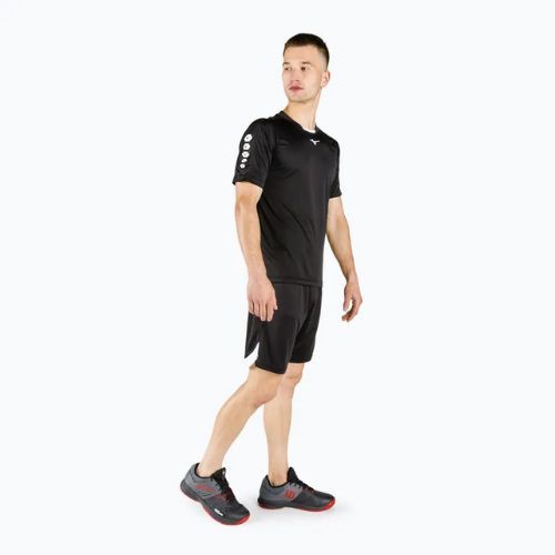 Tricou de antrenament pentru bărbați Mizuno Soukyu SS negru X2EA750009