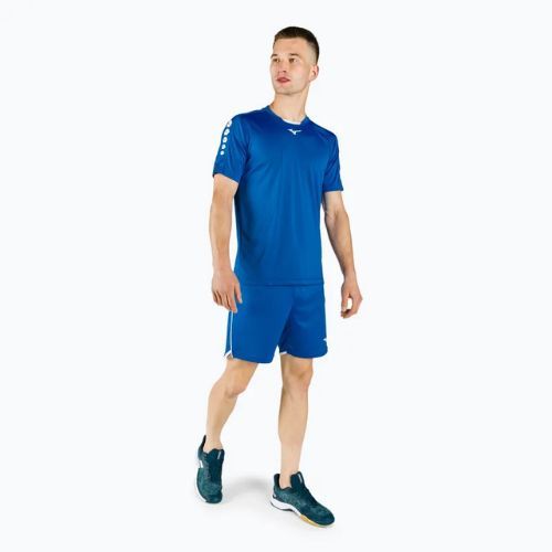 Tricou de antrenament pentru bărbați Mizuno Soukyu SS albastru X2EA750022