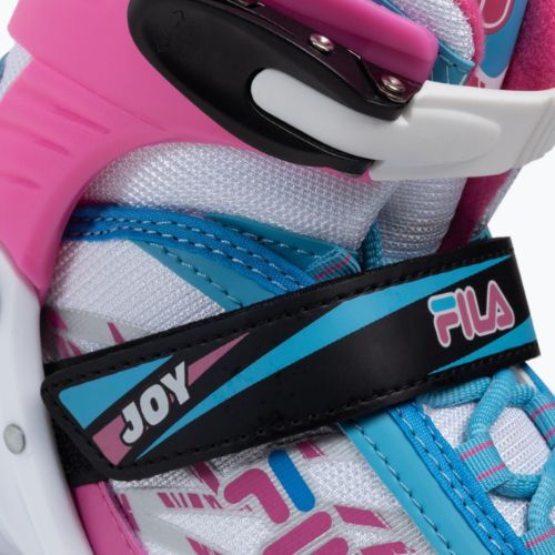 Patine cu rotile pentru copii FILA Joy G white/pink/light blue