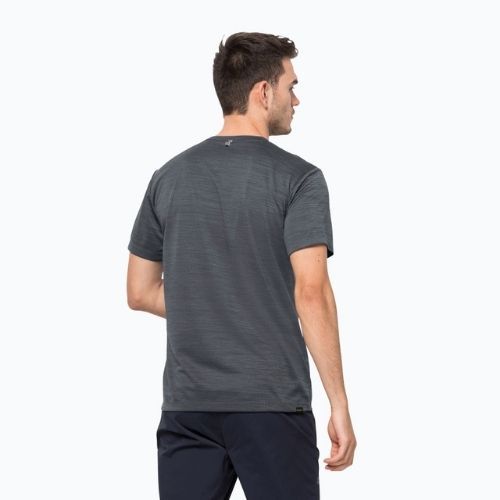 Jack Wolfskin tricou de drumeție pentru bărbați Hydropore Xten gri 1806131_6116_002
