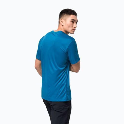 Jack Wolfskin tricou de drumeție pentru bărbați Tech albastru 1807071_1361_002