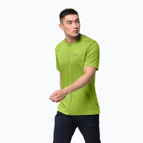 Jack Wolfskin tricou de drumeție pentru bărbați Tech verde 1807071_4073_003