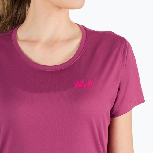 Jack Wolfskin Tech tricou de drumeție pentru femei violet 1807121_2094
