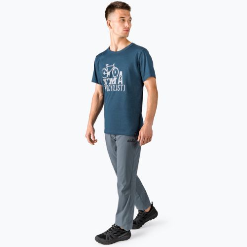 Pantaloni bărbați Jack Wolfskin Activate Light Softshell gri 1503772