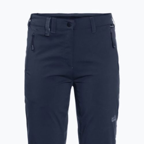 Pantaloni femeie softshell Jack Wolfskin Activate Light albastru marin 1503842_1910_034