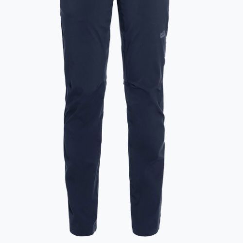 Pantaloni femeie softshell Jack Wolfskin Activate Light albastru marin 1503842_1910_034