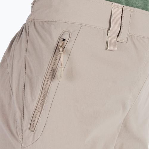 Pantaloni softshell pentru femei Jack Wolfskin Activate Light 3/4 bej 1503721_5041_034