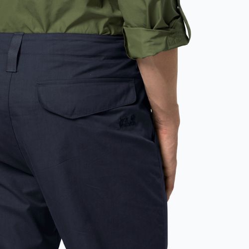 Pantaloni de trekking pentru bărbați Jack Wolfskin Lakeside Trip albastru marin 1507141_1010