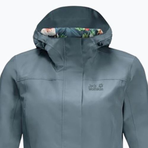 Jack Wolfskin Cape York Paradise mackintosh gri 1111244_6167_001