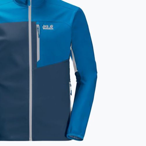 Jack Wolfskin jachetă bărbătească softshell Eagle Peak II albastru 1306911_1361