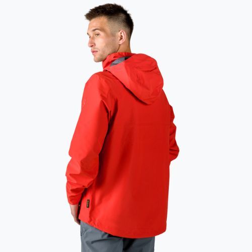 Jack Wolfskin Evandale jachetă de ploaie pentru bărbați roșu 1111131_2206_002