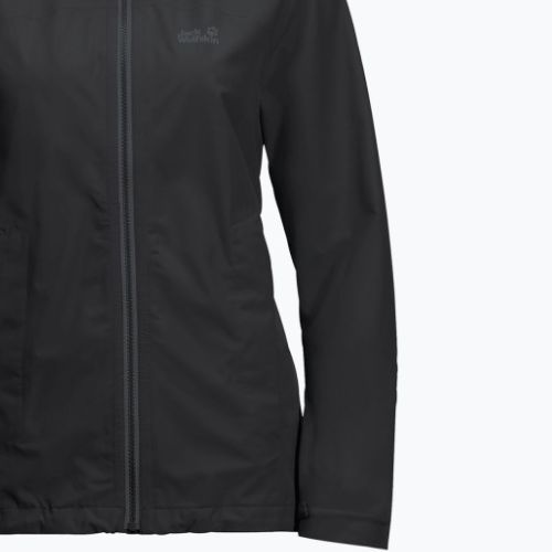 Jack Wolfskin jachetă de ploaie pentru femei Evandale negru 1111191