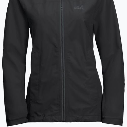 Jack Wolfskin jachetă de ploaie pentru femei Evandale negru 1111191