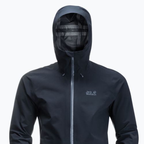 Jack Wolfskin jachetă de ploaie pentru bărbați Highest Peak albastru marin 1115131_1033_005