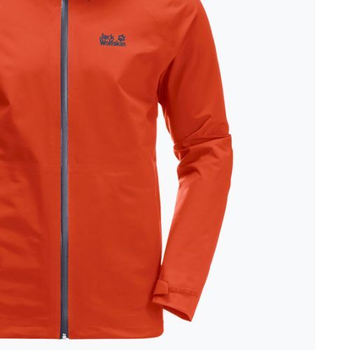 Jack Wolfskin jachetă de ploaie pentru bărbați Highest Peak portocaliu 1115131_3017_004