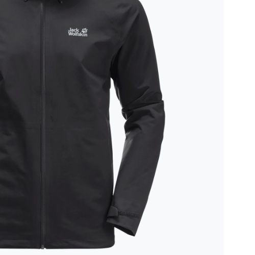 Jack Wolfskin jachetă de ploaie pentru bărbați Highest Peak negru 1115131_6000_002