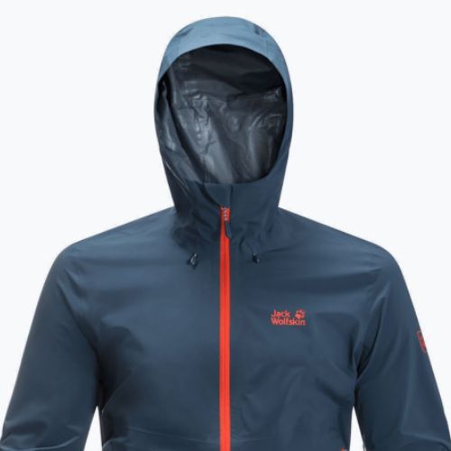 Jack Wolfskin jachetă de ploaie pentru bărbați Highest Peak 2.5L albastru marin 1114961_1383