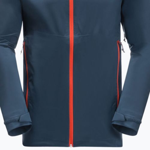 Jack Wolfskin jachetă de ploaie pentru bărbați Highest Peak 2.5L albastru marin 1114961_1383