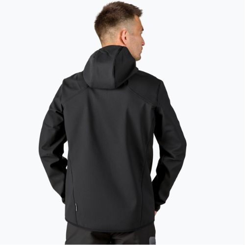 Jack Wolfskin jachetă pentru bărbați Northern Point softshell negru 1304001_6000_002