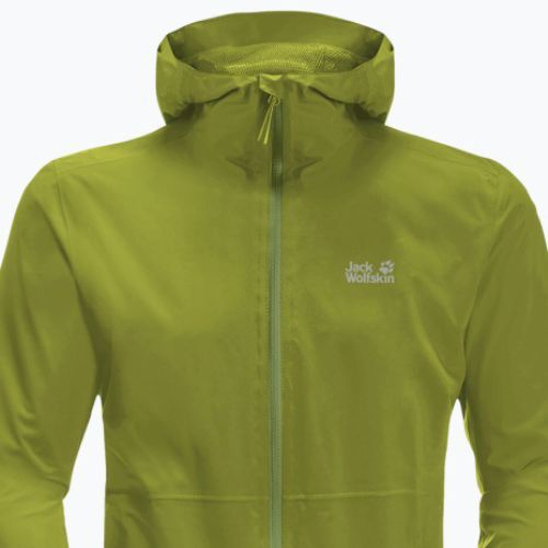 Jack Wolfskin jachetă hardshell pentru bărbați Pack & Go Shell verde 1111503_4131