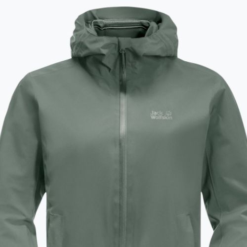 Jack Wolfskin jachetă hardshell pentru femei Pack & Go Shell verde 1111514_4311