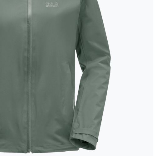 Jack Wolfskin jachetă hardshell pentru femei Pack & Go Shell verde 1111514_4311