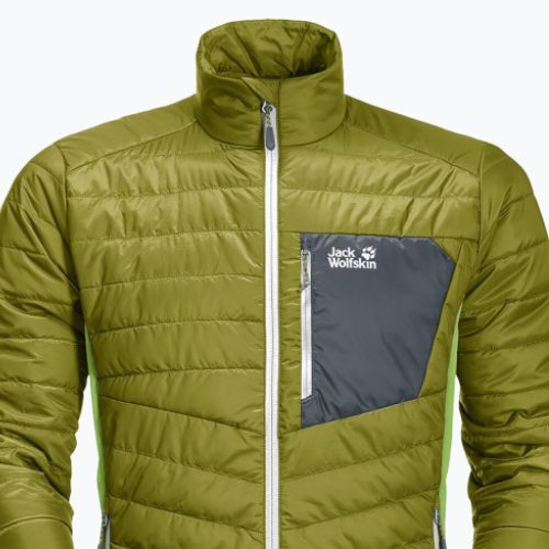 Geacă cu puf pentru bărbați Jack Wolfskin Routeburn verde 1205415_4131