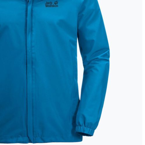 Jack Wolfskin jachetă de ploaie pentru bărbați Stormy Point albastru 1111141_1361_002