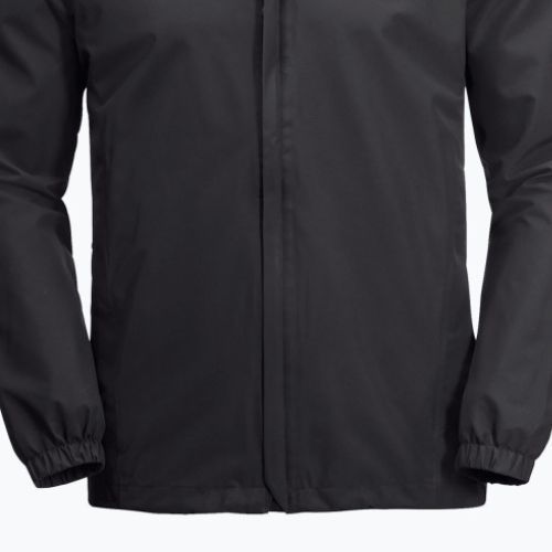 Jack Wolfskin jachetă de ploaie pentru bărbați Stormy Point negru 1111141_6000_002
