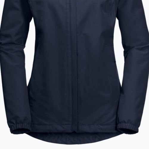 Jack Wolfskin Stormy Point jachetă de ploaie albastru marin 1111201