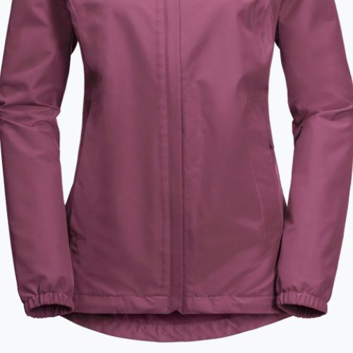 Jack Wolfskin jachetă de ploaie Stormy Point pentru femei, roz 1111201