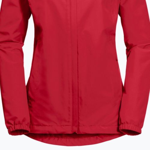 Jack Wolfskin jachetă de ploaie pentru femei Stormy Point roșu 1111201
