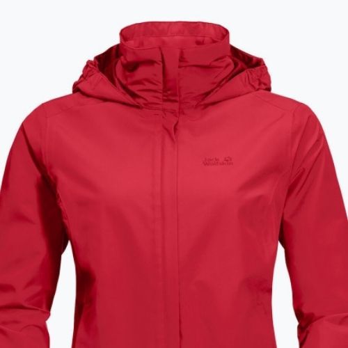 Jack Wolfskin jachetă de ploaie pentru femei Stormy Point roșu 1111201