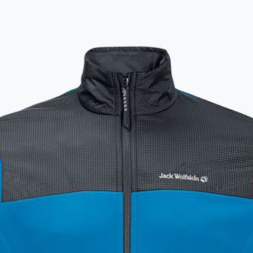 Jack Wolfskin jachetă de trekking pentru bărbați Dna Block Fleece negru 1710261_1361_002