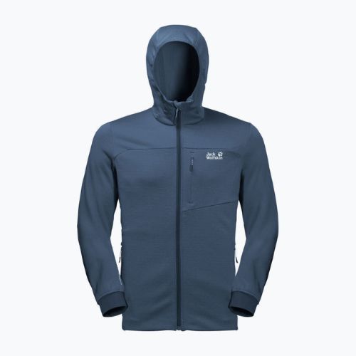 Jack Wolfskin bărbați Hydro Grid fleece sweatshirt albastru marin 1710001_1383