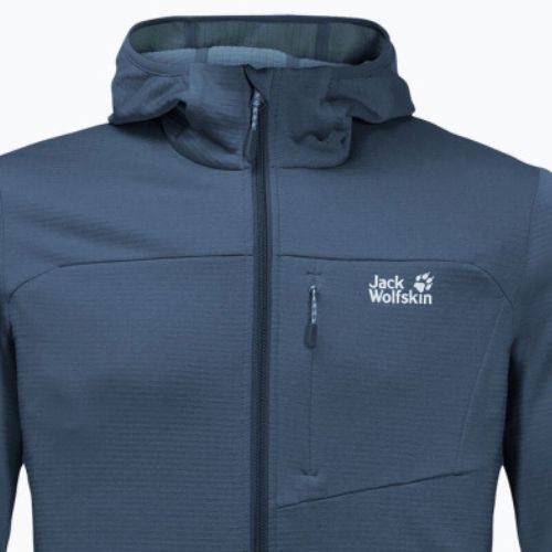 Jack Wolfskin bărbați Hydro Grid fleece sweatshirt albastru marin 1710001_1383