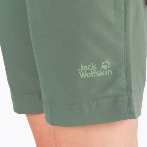 Pantaloni scurți de drumeție pentru femei Jack Wolfskin Activate Track verde 1503703_4311