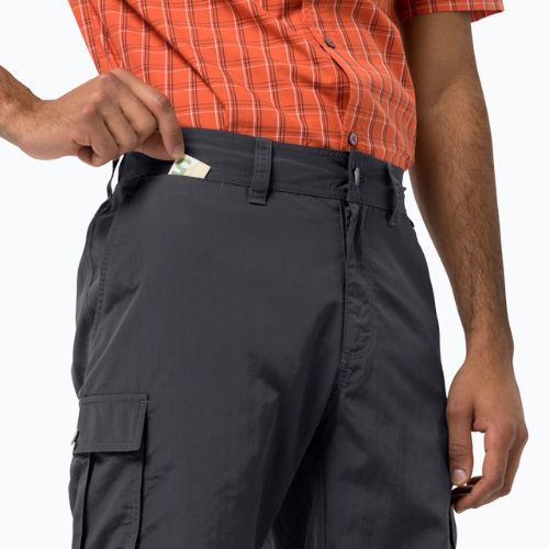 Pantaloni scurți de drumeție pentru bărbați Jack Wolfskin Canyon Cargo gri 1504201_6168_046