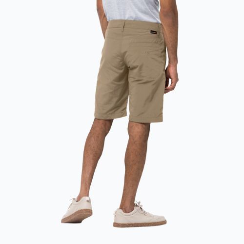 Pantaloni scurți de drumeție pentru bărbați Jack Wolfskin Desert Valley maro 1504741_5605_046