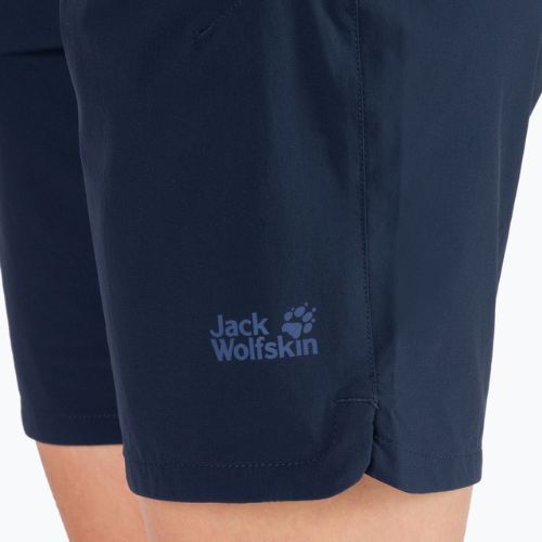 Pantaloni scurți de trekking pentru femei Jack Wolfskin Hilltop Trail albastru marin 1505461_1910