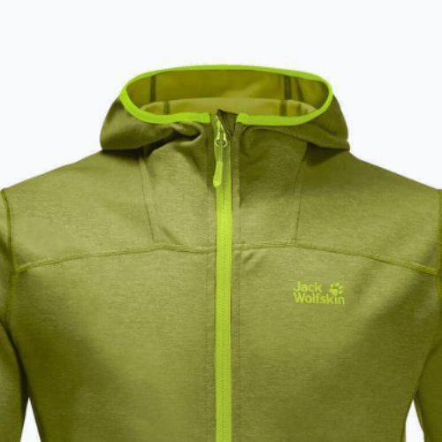 Jachetă cu glugă Jack Wolfskin Horizon pentru bărbați, verde 1708411_4131