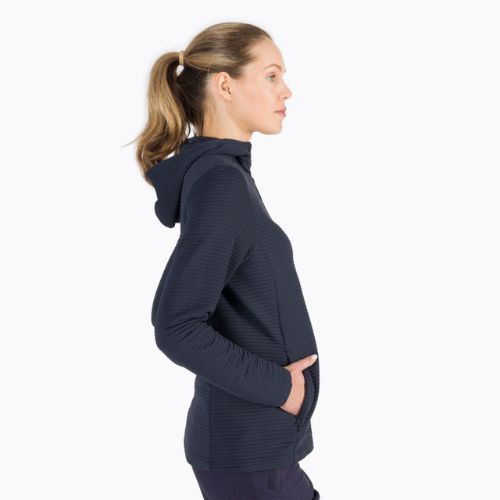 Jack Wolfskin jachetă polară cu glugă Modesto pentru femei, albastru marin 1706253_1010_001