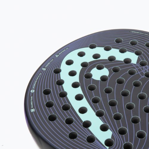 Rachetă de padel HEAD Zephyr negru/albastru 228212