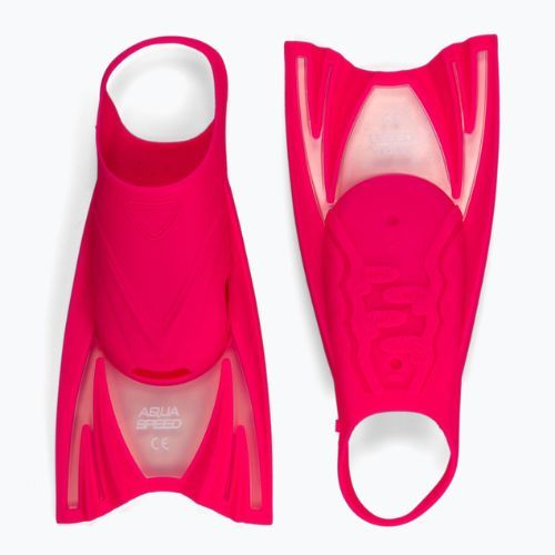 Aripioare de snorkeling pentru copii AQUA-SPEED Frog roz 520