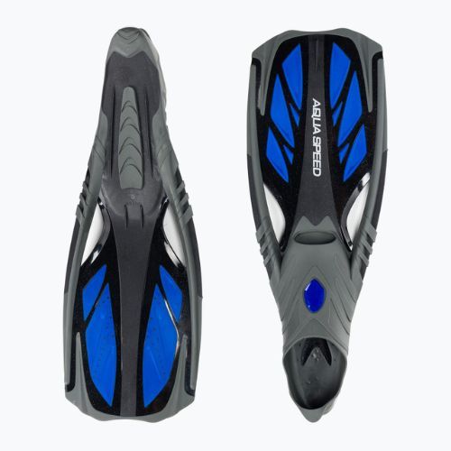 Aripioare pentru scufundări AQUA-SPEED Inox negru/albastru 553