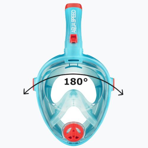 Mască completă pentru snorkelling AQUA-SPEED Spectra 2.0 Kid albastru 248