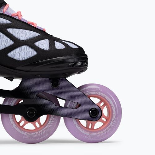 Patine în linie Playlife Lancer 84 pentru femei, negru violet 880274