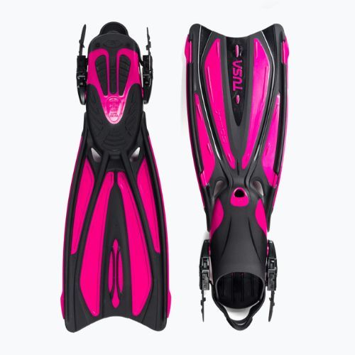 TUSA Striped Snorkel Fin negru / roz SF-22