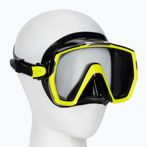 TUSA Freedom Hd Mask negru/galben M-1001