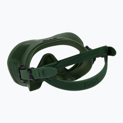 Mască de scufundări Tusa Zeense Pro verde-albastru M1010S
